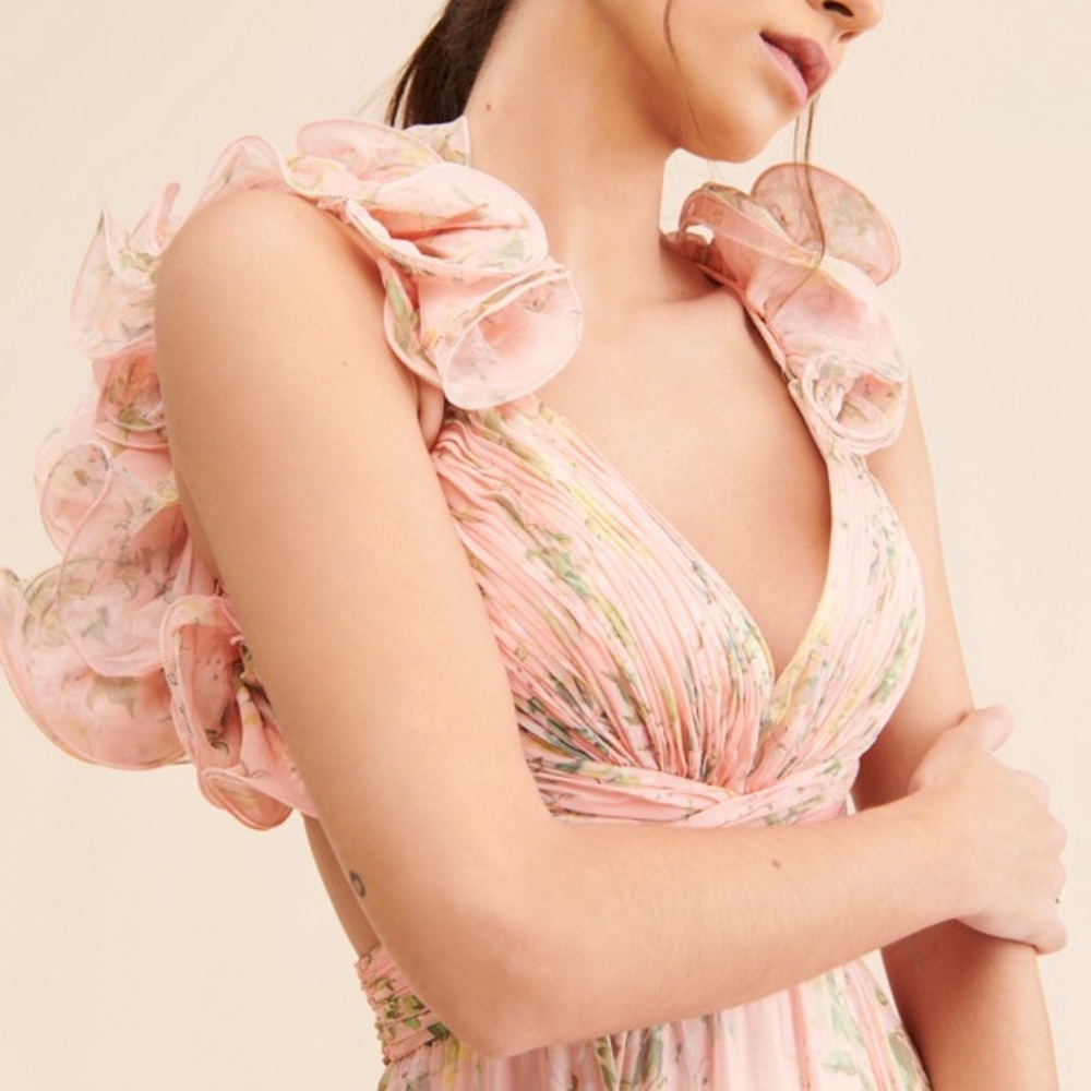 Mac Duggal Ruffle cutout gown - Picture 4 of 4